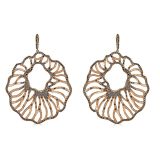 Piranesi Nero Oro Earrings