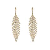 Piranesi Pine Feather Earrings