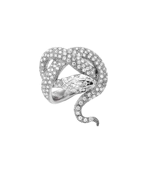 Sylvie Corbelin Diamond Snake Ring