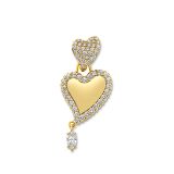 Buddha Mama Diamond Heart Pendant