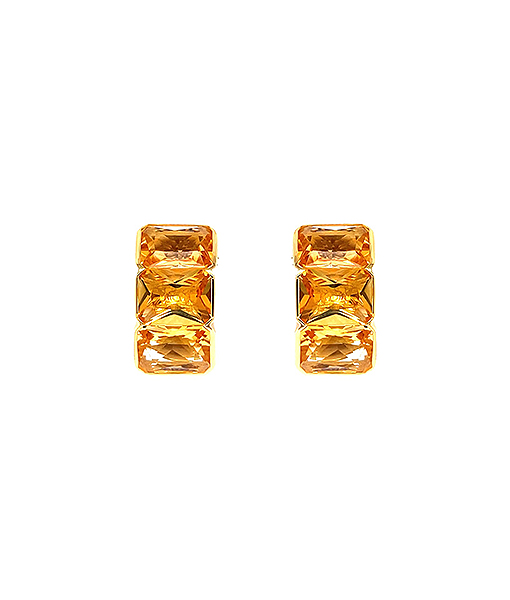 Piranesi Citrine Earrings Posts