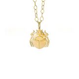 Syna Jardin Scarab Pendant with Champagne Diamond