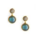 Syna Labradorite and Diamond Earrings Limited Edition