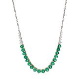 Ara Vartanian Emerald and Diamond Necklace