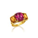 Verdura Three Stone Ring