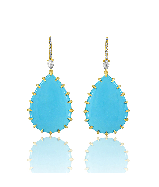 Sutra YG Turquoise Earrings