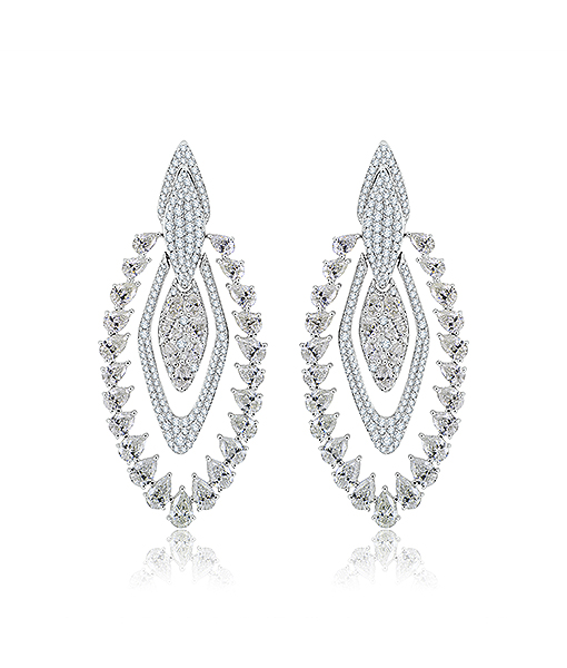 Sutra WG Full Cut Diamond Earrings