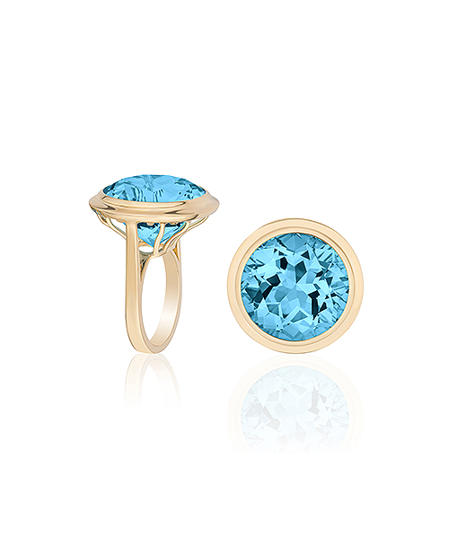 Goshwara Blue Topaz Ring