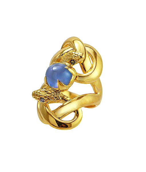 Sylvie Corbelin Ami Intime Double Snake Ring