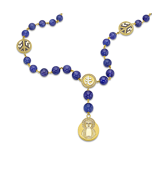 Buddha Mama Tanzanite Necklace