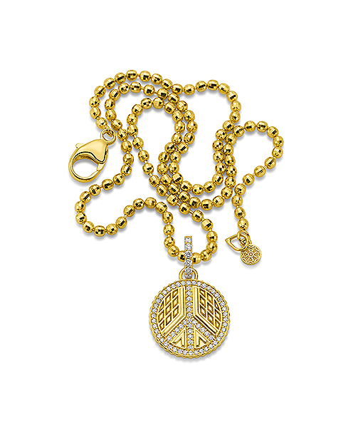 Buddha Mama Peace Sign Pendant