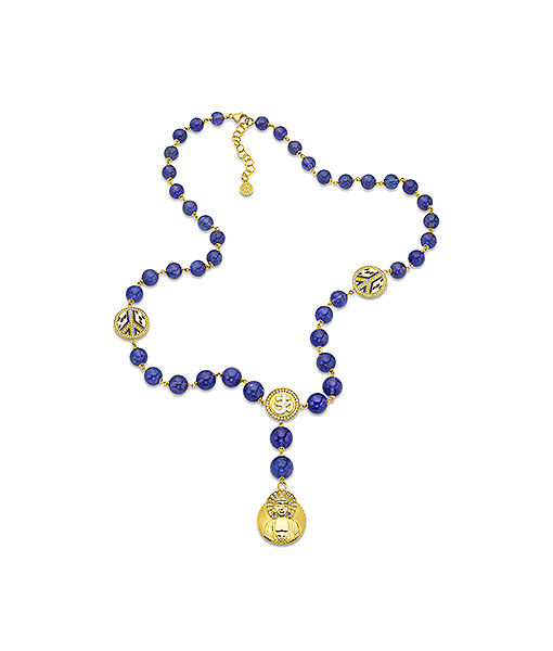 Buddha Mama Tanzanite Necklace