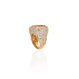 Marina B. Onda Citrine Ring