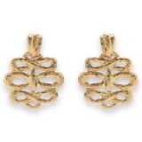 David Webb Triple Infinity Earrings