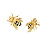 Verdura Honeybee Earrings