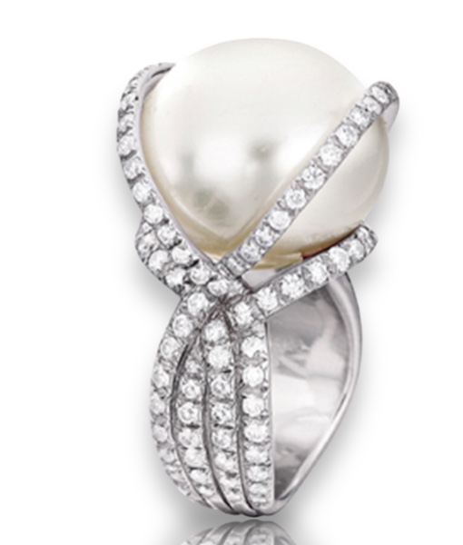 Verdura Wrapped Pearl Ring