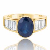 Andreoli Yellow Gold Engagement Ring