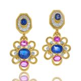 David Webb Flora Earrings