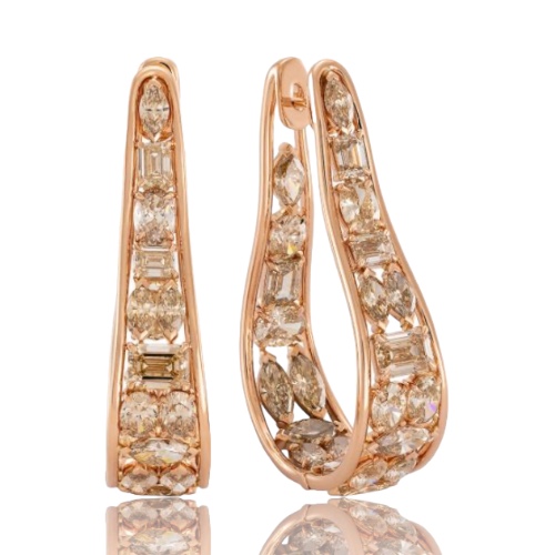 Etho Maria Platinum Earrings