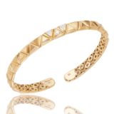 Marina B Triangolini Three Single Diamonds Bangle