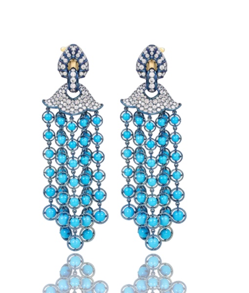 Marina B Pampilles Turquoise Earrings