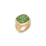 Marina B Tigella Pavé Tsavorite Ring