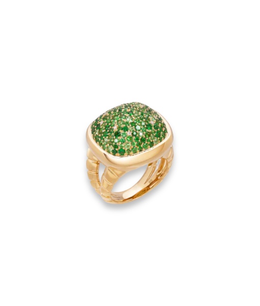 Marina B Tigella Pavé Tsavorite Ring