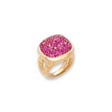 Marina B Tigella Pavé Ruby Ring