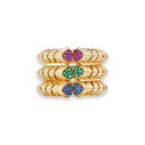 Marina B Trisolina Colored Pavé Ring