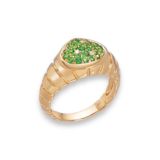 Marina B Timo Pavé Tsavorite Ring