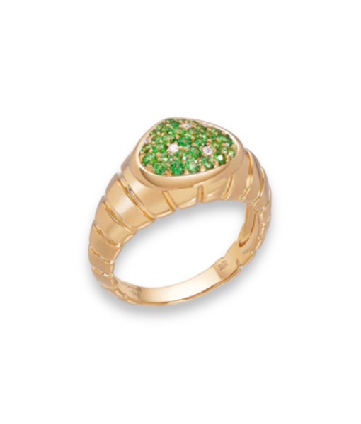 Marina B Timo Pavé Tsavorite Ring