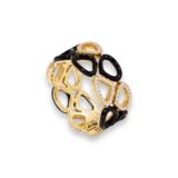 Marina B Trina Enamel Ring with Diamonds