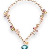 Goshwara Multi-Color Charm Necklace