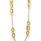 Goshwara Citrine Multi-Shape Station Necklace