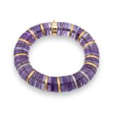 Jorge Adeler Women’s Amethyst and Diamond Bracelet