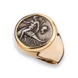 Jorge Adeler Men's Ancient, Authentic Taras Coin Ring