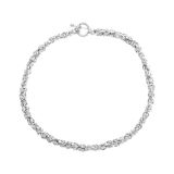 Stephen Dweck Orogento Hand Woven Chain Necklace in Sterling Silver