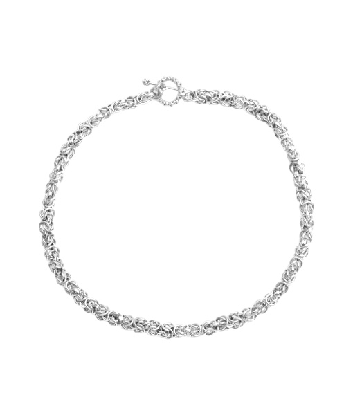 Stephen Dweck Orogento Hand Woven Chain Necklace in Sterling Silver