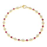 Syna Mogul Ruby and Diamond Bracelet