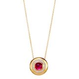 Syna Cosmic Gemstone Diamond Necklace