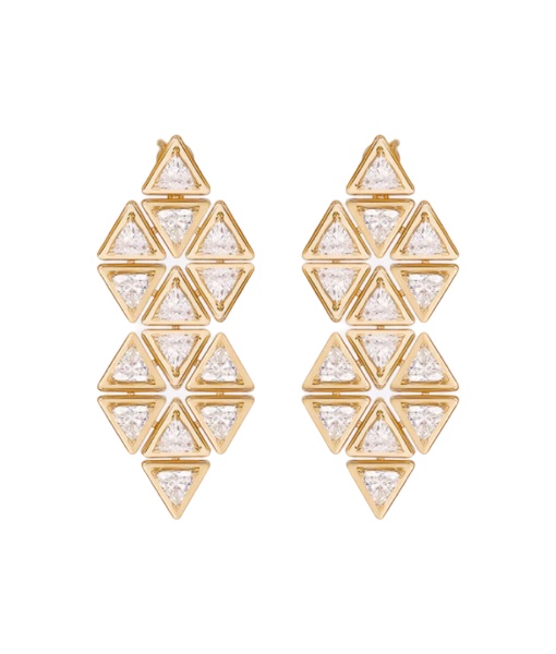 Marina B Triangoli Kite Earrings