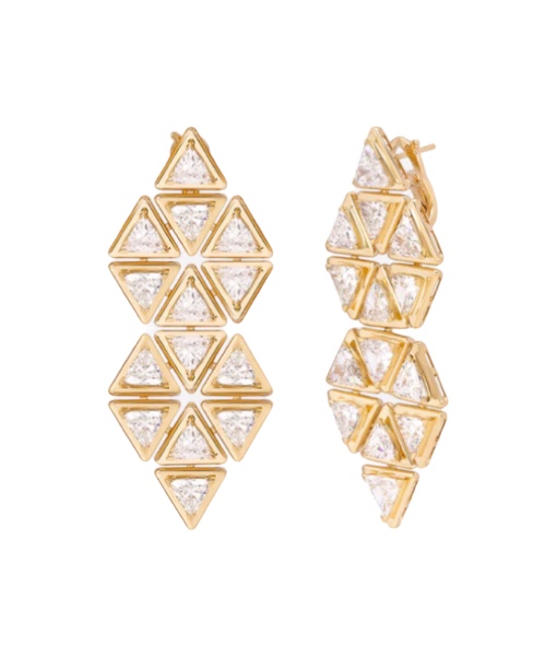 Marina B Triangoli Kite Earrings