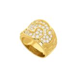 Marina B Onda Yellow Gold Ring