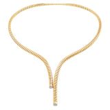 Marina B Trisolina Asymmetrical Pavé Collar