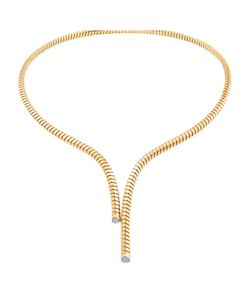 Marina B Trisolina Asymmetrical Pavé Collar