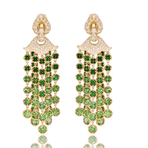 Marina B Pampilles Green Tourmaline Earrings