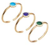 Marina B Soleil Exotic Stone Single Bangle