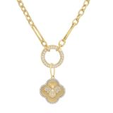 Kc Diamond Bee Charm Necklace