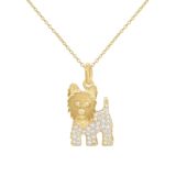 Kc Diamond Dog Necklace