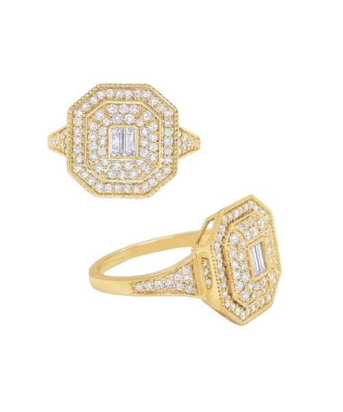 Kc Diamond Deco Style Ring